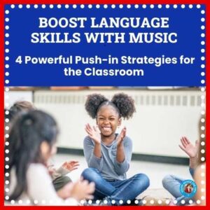 Speech Therapy and Music can boost language skills in the preschool classroom